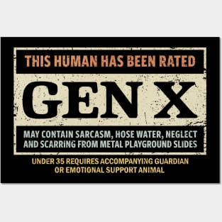 Rated Gen X Posters and Art
